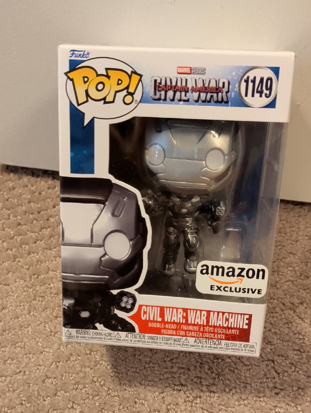 Funko Silver War Machine Pop! Vinyl Figure - Metallic Silver